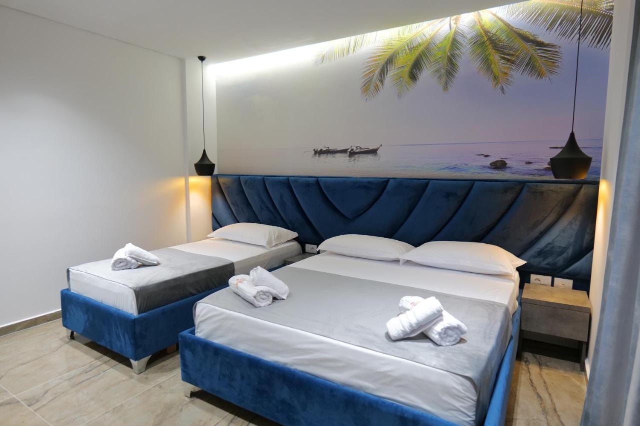 Hotel Eagle Ksamil Bagian luar foto