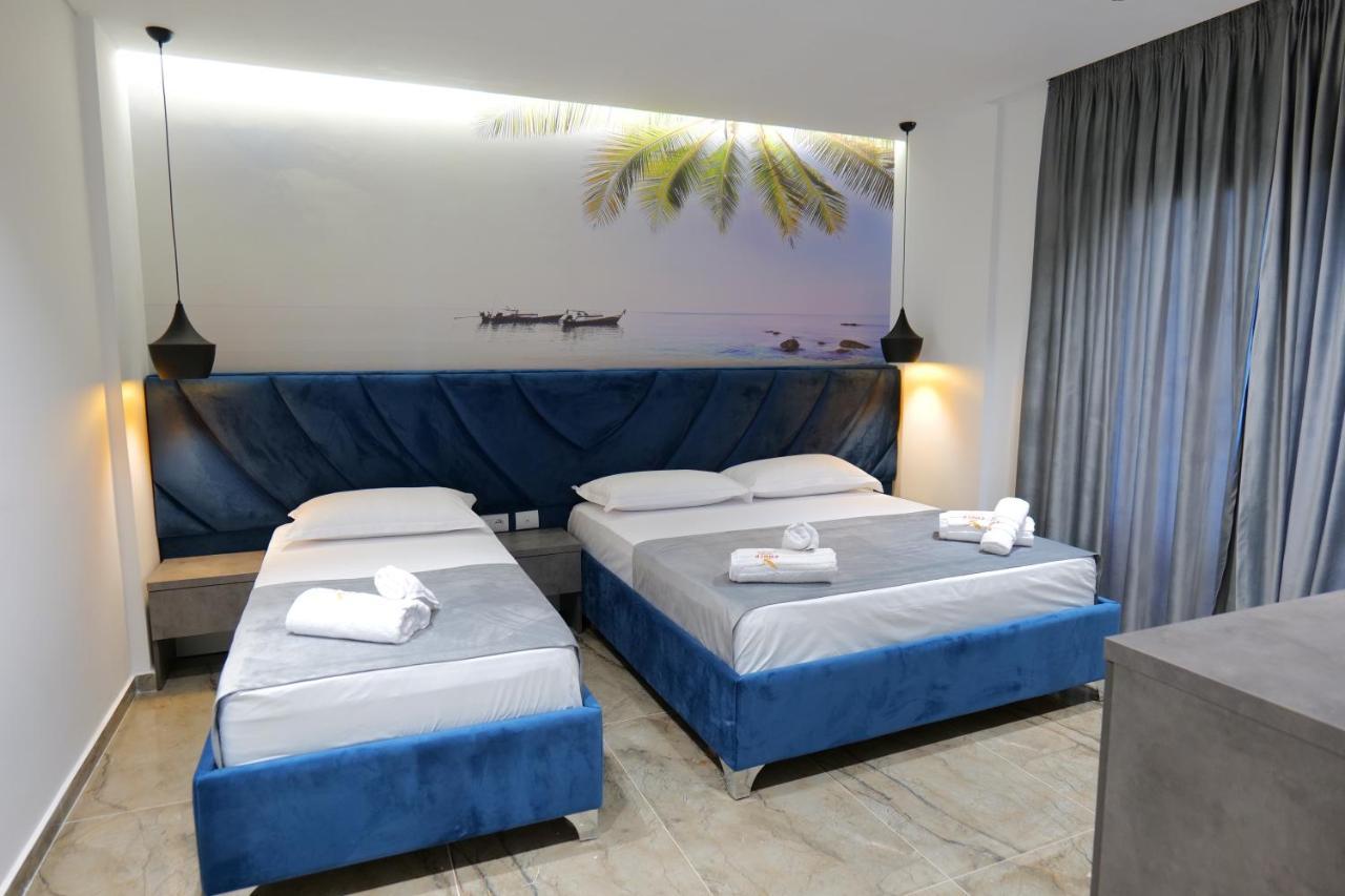 Hotel Eagle Ksamil Bagian luar foto