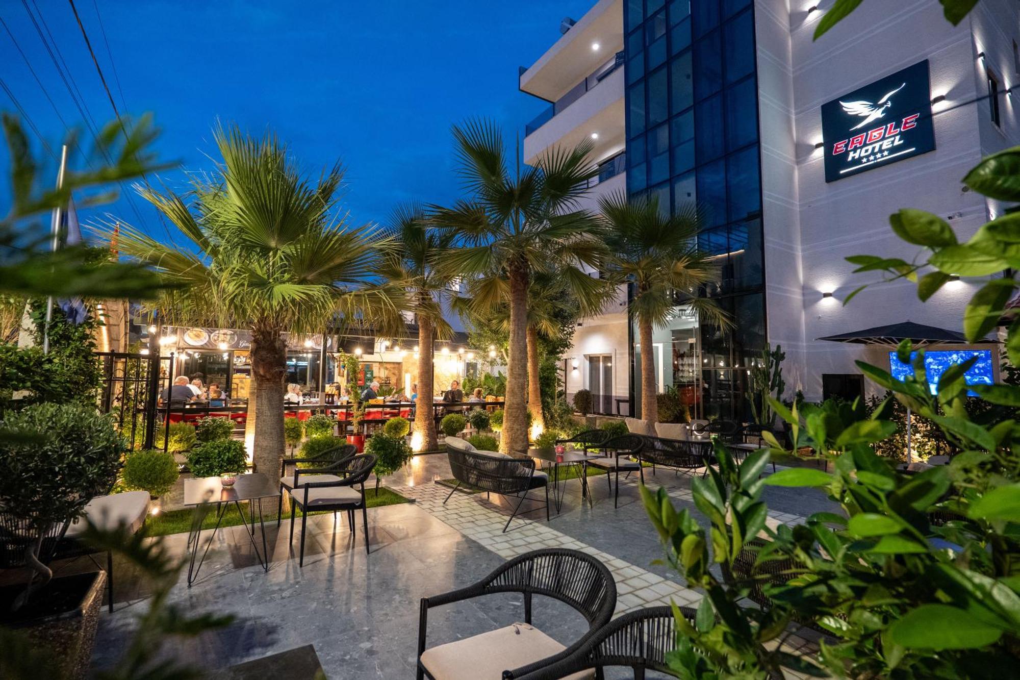 Hotel Eagle Ksamil Bagian luar foto