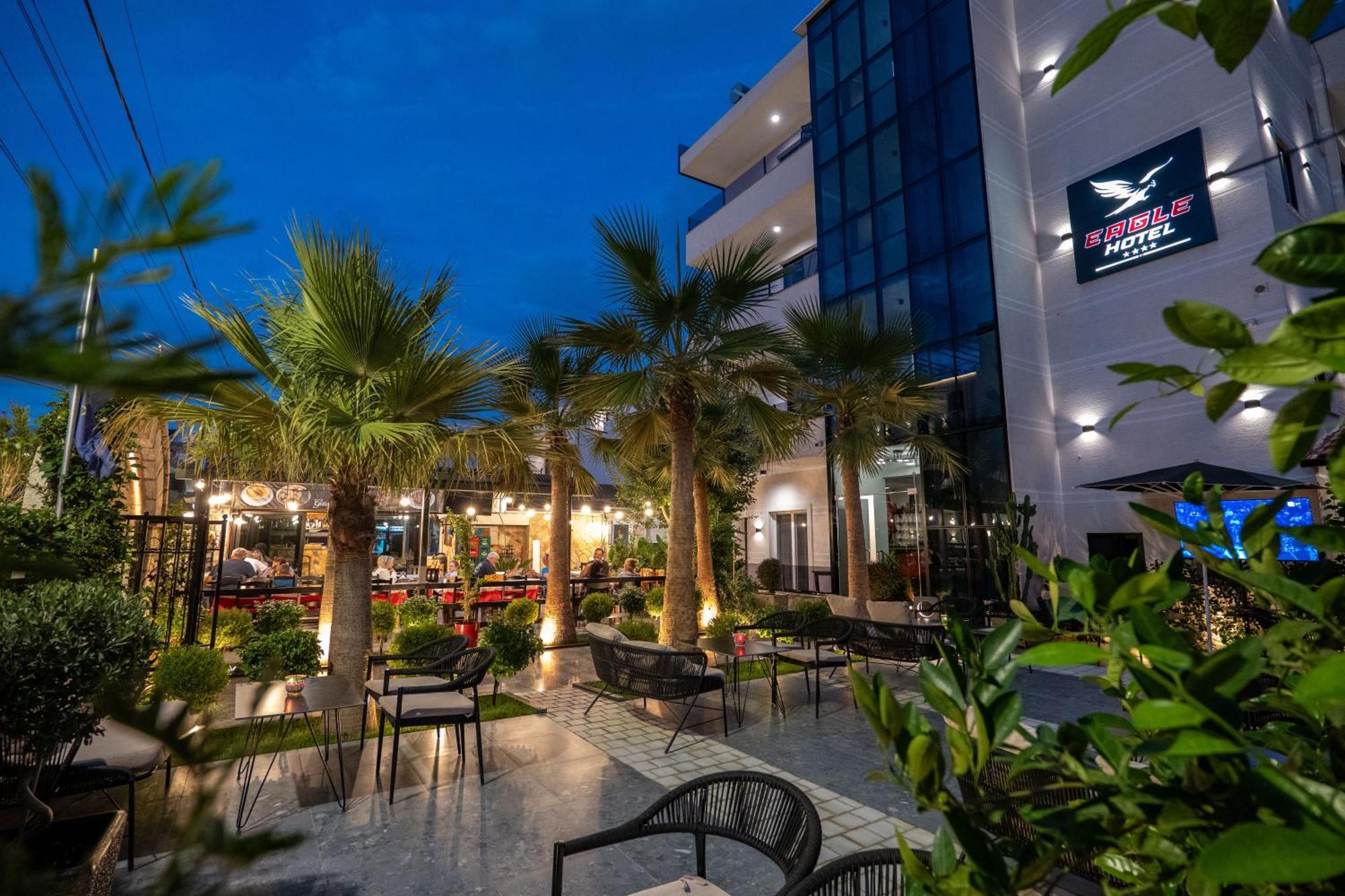 Hotel Eagle Ksamil Bagian luar foto