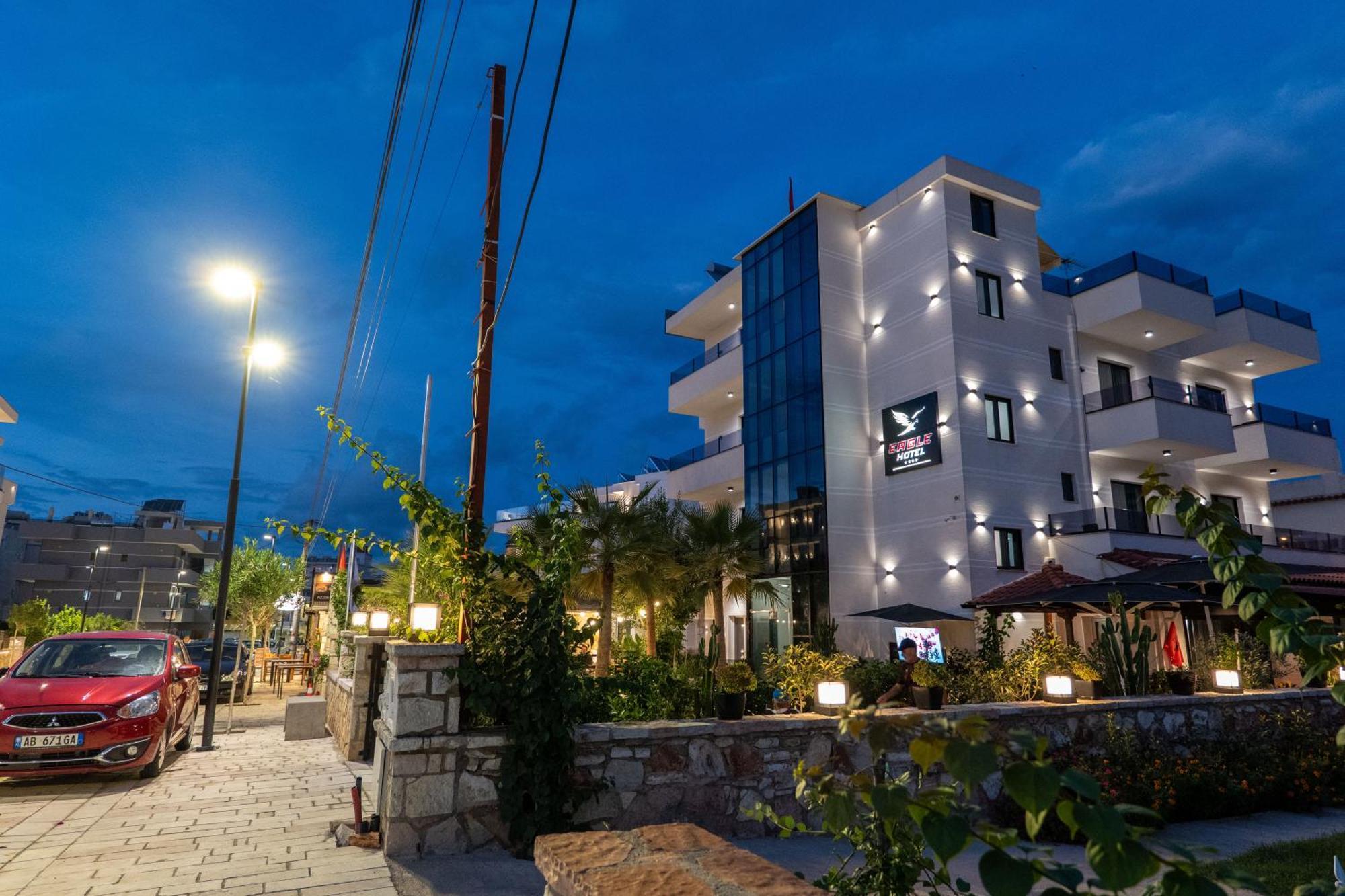 Hotel Eagle Ksamil Bagian luar foto