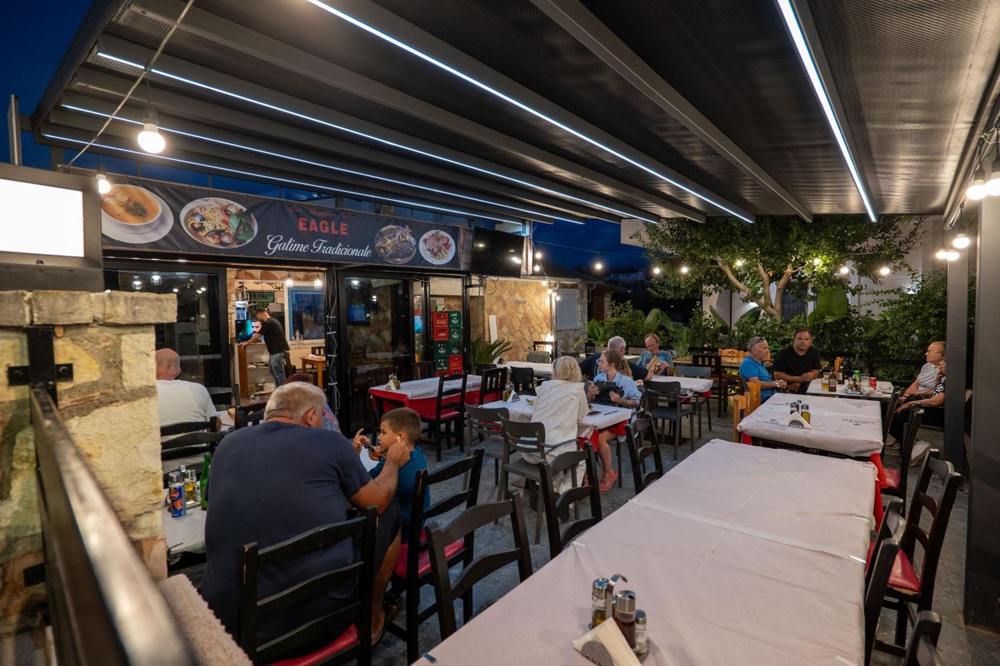 Hotel Eagle Ksamil Bagian luar foto