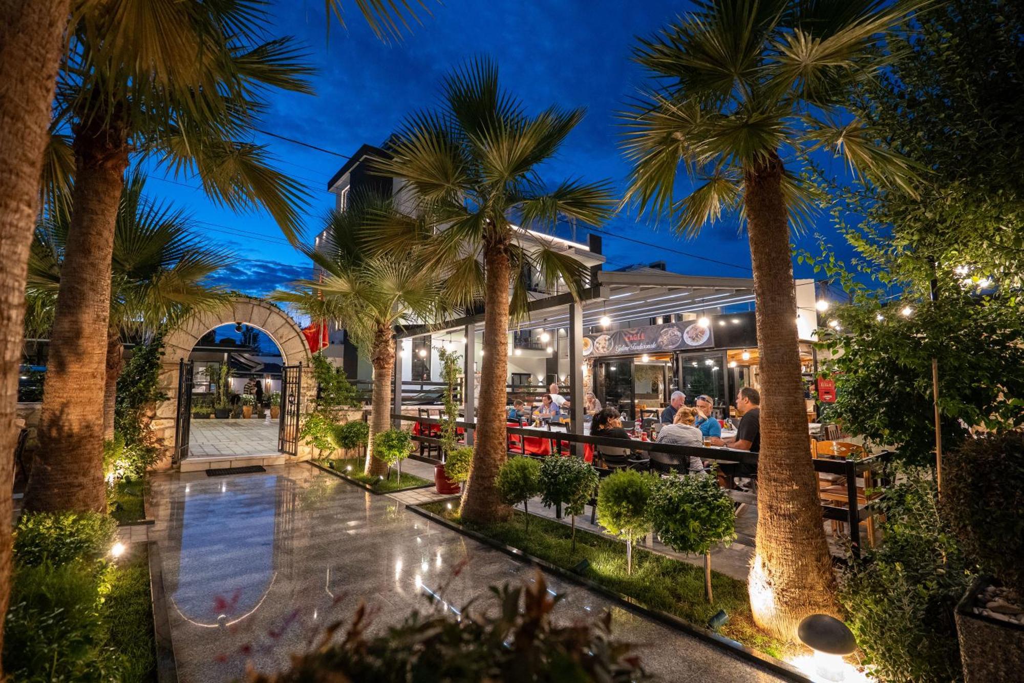 Hotel Eagle Ksamil Bagian luar foto