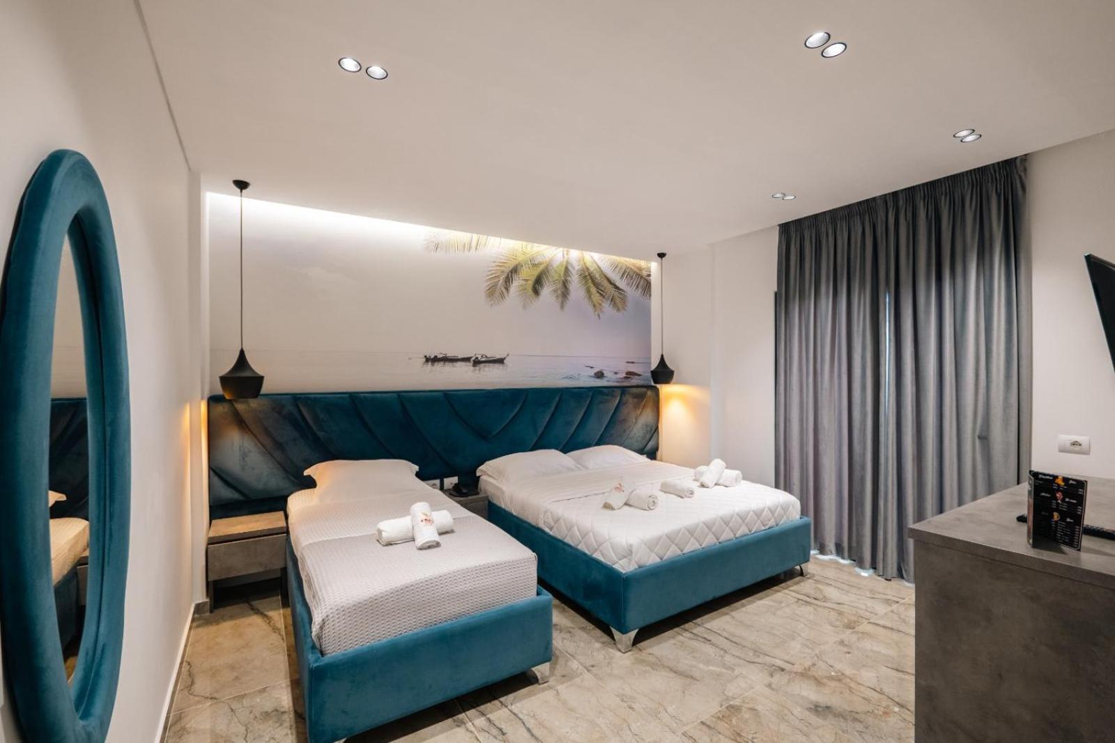 Hotel Eagle Ksamil Bagian luar foto