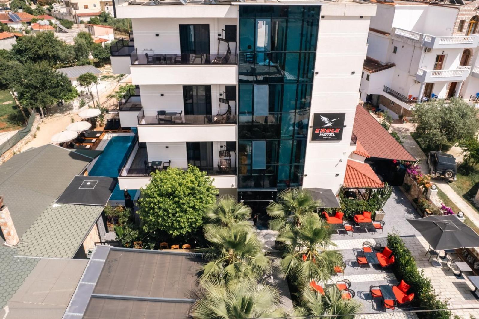 Hotel Eagle Ksamil Bagian luar foto