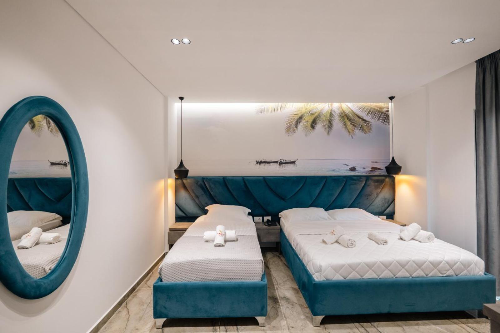 Hotel Eagle Ksamil Bagian luar foto